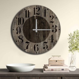 Wallity Reloj Decorativo MDF Multicolor 5050MS-039
